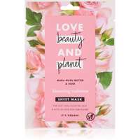 Love Beauty & Planet Love Beauty & Planet Blooming Radiance Muru Muru Butter & Rose arcmaszk az élénk bőrért 21 ml