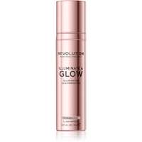 Makeup Revolution Makeup Revolution Glow Illuminate folyékony bőrélénkítő árnyalat Sparkling Wine 40 ml