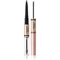 Makeup Revolution Makeup Revolution Laminate Brow szemöldökceruza és gél árnyalat Medium Brown 2.1 g