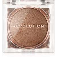 Makeup Revolution Makeup Revolution Beam Bright kompakt púderes élénkítő arcra árnyalat Bronze Baddie 2,45 g