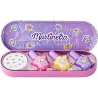 Martinelia Martinelia Super Girl Nail Polish & Stickers Tin Box szett (gyermekeknek)