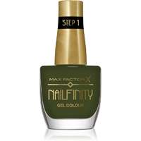 Max Factor Max Factor Nailfinity Gel Colour géles körömlakk UV/LED lámpa használata nélkül árnyalat 595 Green Room 12 ml