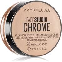 Maybelline Maybelline Face Studio Chrome Jelly Highlighter Gél Highlighter árnyalat 20 Metallic Rose 9.5 ml