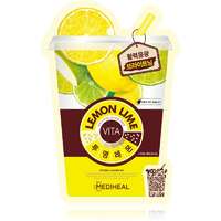 MEDIHEAL MEDIHEAL Vita Mask Lemon Lime fehérítő gézmaszk 20 ml