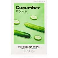 Missha Missha Airy Fit Cucumber hidratáló és revitalizáló arcmaszk száraz bőrre 19 g