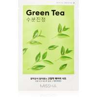 Missha Missha Airy Fit Green Tea nyugtató hatású gézmaszk zöld teával 19 g