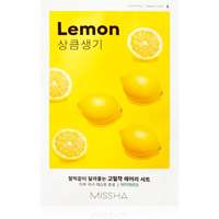 Missha Missha Airy Fit Lemon szövet arcmaszk az arcbőr élénkítésére és vitalitásáért 19 g