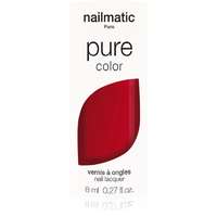 Nailmatic Nailmatic Pure Color körömlakk DITA- Rouge Profond / Deep Red 8 ml