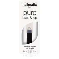 Nailmatic Nailmatic Pure Color körömlakk Base & Top 2 in 1 8 ml