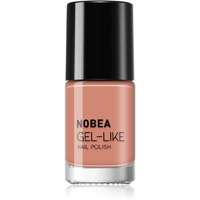 NOBEA NOBEA Day-to-Day Gel-like Nail Polish körömlakk géles hatással árnyalat Almond milk #N14 6 ml