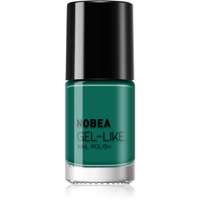 NOBEA NOBEA Day-to-Day Gel-like Nail Polish körömlakk géles hatással árnyalat #N65 Emerald green 6 ml