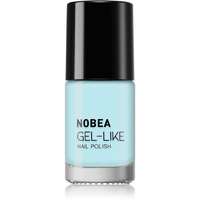NOBEA NOBEA Day-to-Day Gel-like Nail Polish körömlakk géles hatással árnyalat #N67 Sky blue summer 6 ml