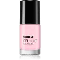 NOBEA NOBEA Day-to-Day Gel-like Nail Polish körömlakk géles hatással árnyalat #N68 Pink cream 6 ml