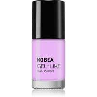 NOBEA NOBEA Day-to-Day Gel-like Nail Polish körömlakk géles hatással árnyalat #N69 Sweet violet 6 ml