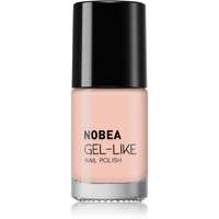 NOBEA NOBEA Day-to-Day Gel-like Nail Polish körömlakk géles hatással árnyalat #N72 Nude beige 6 ml