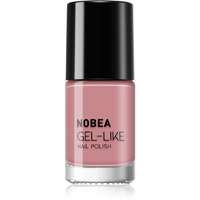 NOBEA NOBEA Day-to-Day Gel-like Nail Polish körömlakk géles hatással árnyalat Timid pink #N04 6 ml