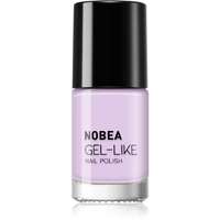NOBEA NOBEA Day-to-Day Gel-like Nail Polish körömlakk géles hatással árnyalat Soft lilac #N05 6 ml