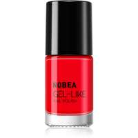 NOBEA NOBEA Day-to-Day Gel-like Nail Polish körömlakk géles hatással árnyalat Ladybug red #N08 6 ml