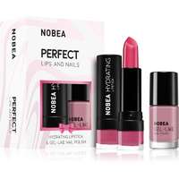 NOBEA NOBEA Day-to-Day Perfect Lips and Nails körömlakk és hidratáló rúzs készlet