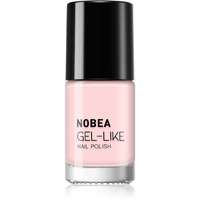 NOBEA NOBEA Day-to-Day Gel-like Nail Polish körömlakk géles hatással árnyalat Mademoiselle nude #N48 6 ml