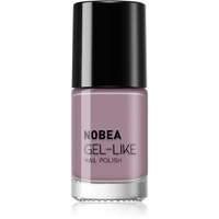 NOBEA NOBEA Day-to-Day Gel-like Nail Polish körömlakk géles hatással árnyalat Thistle purple #N54 6 ml