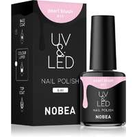 NOBEA NOBEA UV & LED Nail Polish gél körömlakk UV / LED-es lámpákhoz fényes árnyalat Pearl blush #19 6 ml