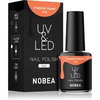NOBEA NOBEA UV & LED Nail Polish gél körömlakk UV / LED-es lámpákhoz fényes árnyalat Tropical island #35 6 ml