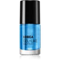 NOBEA NOBEA Metal Gel-like Nail Polish körömlakk géles hatással árnyalat Atomic blue N#75 6 ml