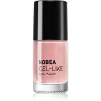 NOBEA NOBEA Metal Gel-like Nail Polish körömlakk géles hatással árnyalat Shimmer pink N#77 6 ml