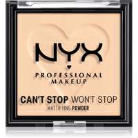 NYX Professional Makeup NYX Professional Makeup Can't Stop Won't Stop Mattifying Powder mattító púder árnyalat 02 Light 6 g