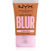 NYX Professional Makeup NYX Professional Makeup Bare With Me Blur Tint hidratáló alapozó árnyalat 12 Medium Dark 30 ml