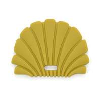 O.B Designs O.B Designs Shell Teether rágóka Gold 3m+ 1 db