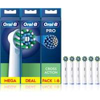 Oral B Oral B PRO Cross Action csere fejek a fogkeféhez 6 db