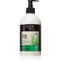 Organic Shop Organic Shop Organic Aloe & Milk Kézápoló folyékony szappan 500 ml