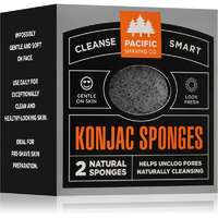 Pacific Shaving Pacific Shaving Konjac Sponges gyengéd hámlasztó szivacs az arcra 2 db