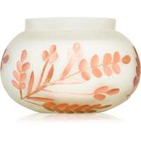 Paddywax Paddywax Cypress & Fir Frosted White Glass with Copper Metallic Branch Etching illatgyertya 255 g