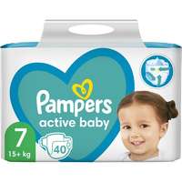 Pampers Pampers Active Baby Size 7 eldobható pelenkák 15+ kg 40 db