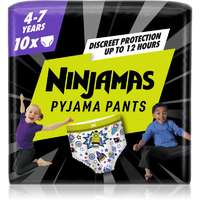 Pampers Pampers Ninjamas Pyjama Pants pizsama nadrágpelenkák 17-30 kg Spaceships 10 db