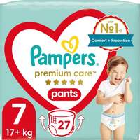 Pampers Pampers Premium Care Pants Size 7 eldobható nadrágpelenkák 17+ kg 27 db