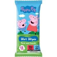 Peppa Pig Peppa Pig Wet Wipes nedves törlőkendő gyerek 15 db
