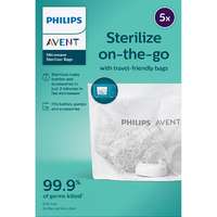 Philips Avent Philips Avent Sterilize on-the-go sterilizációs zacskók mikrohullámú sütőbe 5 db