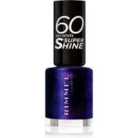 Rimmel Rimmel 60 Seconds Super Shine körömlakk árnyalat 563 Midnight Rush 8 ml