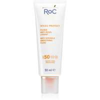 RoC RoC Soleil Protect Anti Wrinkle Smoothing Fluid gyengéd védő folyadék a bőröregedés ellen SPF 50 50 ml