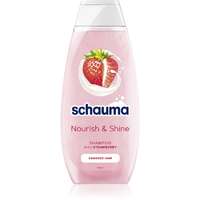 Schwarzkopf Schwarzkopf Schauma Nourish & Shine hajerősítő sampon a sérült hajra eper illattal 400 ml