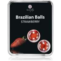 Secret play Secret play Brazilian 2 Balls Set testolaj Strawberry 8 g