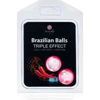 Secret play Secret play Brazilian 2 Balls Set Triple Effect masszázsolaj 8 g