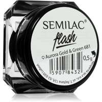 Semilac Semilac Flash csillogó por körmökre árnyalat Aurora Gold & Green 681 0,2 g