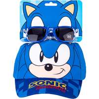 Sonic the Hedgehog Sonic the Hedgehog Set Cap & Sunglasses szett gyermekeknek 3+ years Size 53 cm 2 db