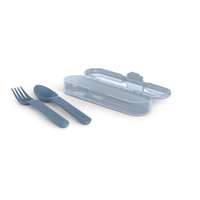 Suavinex Suavinex Go Natural Cutlery Set étkészlet 12 m+ Blue 3 db