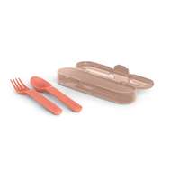 Suavinex Suavinex Go Natural Cutlery Set étkészlet 12 m+ Pink 3 db